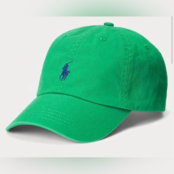 EUC 
Polo Ralph Lauren The Iconic Billiard Green Cotton Chino Ball Cap OS. - Picture 1 of 13